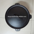 camping cast iron cookware pot for camping and outdoor